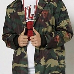Limited Edition NBA Chicago Bulls Camo Jacket